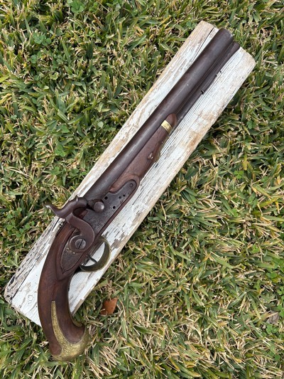 Harpers Ferry 1805 pistol converted to percussion.