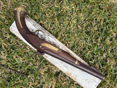 Harpers Ferry 1805 pistol converted to percussion. - Image 10 of 11