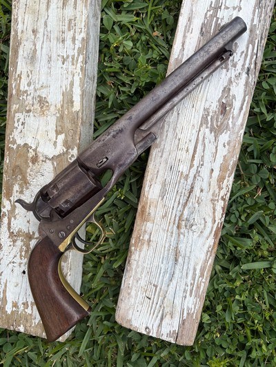 Colt 1860 Fluted Civil War Army Revolver - Image 9 of 12