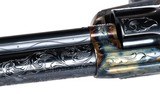 Turnbull Mfg- Pair of Consecutive Serial number Single Action Army .45 Colt Revolvers Expertly Engraved -Real Ivory & Real Stag New & Unfired SP0064 & - 10 of 20