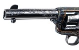 Turnbull Mfg- Pair of Consecutive Serial number Single Action Army .45 Colt Revolvers Expertly Engraved -Real Ivory & Real Stag New & Unfired SP0064 & - 16 of 20
