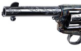 Turnbull Mfg- Pair of Consecutive Serial number Single Action Army .45 Colt Revolvers Expertly Engraved -Real Ivory & Real Stag New & Unfired SP0064 & - 6 of 20