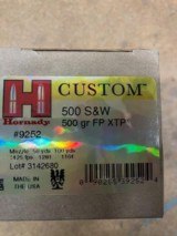 S&W 500 FP XTP 500 grain - 1 of 4