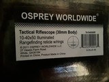 Osprey10-40-50 Two color illuminated range finding Reticle - 2 of 8
