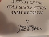 A Study of The COLT SINGLE ARMY
REVOLVER---signed by John Kopec - 5 of 5