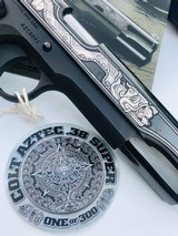 Colt 38 Super Aztec Silver Rare Talo - 9 of 17