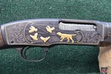 Winchester Model 42 Engraved / Gold game scences - 2 of 11