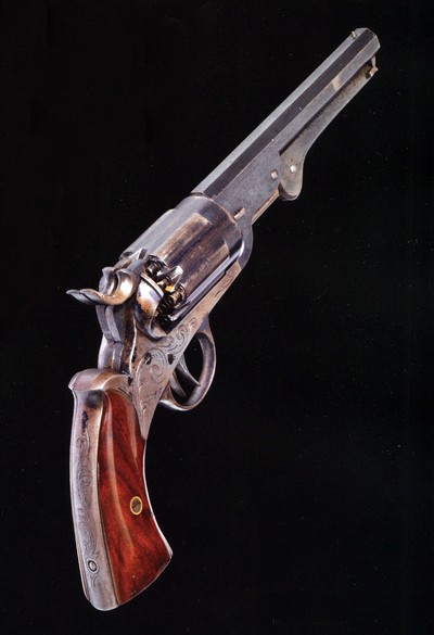 John Walch Fire Arms Co., 12-Shot Super-Posed Load Navy Model Revolver .36 cal. s/n 79, Circa 1859-1860, Ultra Rare and High Condition