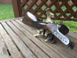 Merkel 147E 12 Gauge; 28" Barrels; Fixed Choke IC/M with Game Scene Engraved. - 3 of 15
