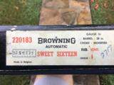 BNIB 1972 Browning "Sweet Sixteen" with 28"** Modified Choke Vent Rib Barrel. - 2 of 14