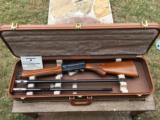 1961 BROWNING AUTO 5 SWEET SIXTEEN TWO BARREL SET WITH CASE.
- 1 of 12