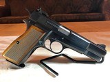 1982 Browning Hi-Power Pistol 9mm, Rug & Manual. - 3 of 9