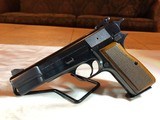 1982 Browning Hi-Power Pistol 9mm, Rug & Manual. - 4 of 9