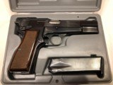 1992 Browning Hi-Power Pistol 9mm, Case & Manual. - 9 of 10