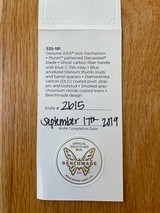 New Benchmade Gold Class Bugout 535-191 Damasteel Blade - 2 of 9