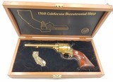 Colt Frontier Scout 22LR 1769 California Bicentennial 1969 Gold Revolver - 1 of 15