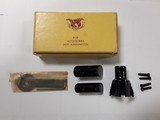 HIGH STANDARD TROPHY PISTOL WEIGHTS W/ACCESSORIES AND ORIGINAL BOX - 1 of 3