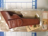 BIANCHI FLAP HOLSTER FOR RUGER SINGLE SIX 5-1/2" RH W/ORIGINAL PACKAGING - 6 of 6