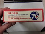 RUGER CENTENNIAL COLORADO SINGLE-SIX BOX AND PRESENTATION CASE - 9 of 10