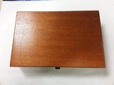 SMITH & WESSON WOODEN PRESENTATION CASE 4" REVOLVER - 1 of 8