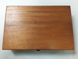 SMITH & WESSON WOODEN PRESENTATION CASE W/CUSTOMIZED INSERT - 1 of 13