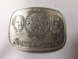 SMITH & WESSON 125th ANNIVERSARY BELT BUCKLE W/PRESENTATION BOX - 4 of 4