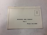 BROWNING AUTOMATIC HIGH-POWER RIFLE BOOKLET, MANUAL BELGIUM 1968 - 2 of 4