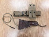 1911 US WARREN HOLSTER W/MILLS WEB BELT, POUCH, & LANYARD - 1 of 12