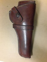 H.H.HEISER LINED HOLSTER S&W K-FRAME 6" RH ADJ SIGHTS - 1 of 5