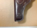GEORGE LAWRENCE FLAP HOLSTER FOR S&W K-FRAME 4" REVOLVER RH - 3 of 6