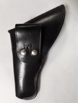 BIANCHI #16 LINED FLAP HOLSTER FOR S&W K-FRAME 4" BASKET WEAVE - 2 of 6