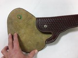 LAWRENCE FLAP HOLSTER CHAMOIS LINED BASKET WEAVE FOR S&W K-FRAME 4" - 7 of 9