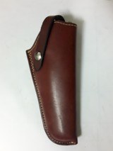 LAWRENCE CHAMOIS LINED BELT HOLSTER FOR S&W N-FRAME 6" - 1 of 5