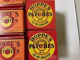 HOPPE'S VINTAGE CLEANING PATCHES 12-16GA.& 22-270CAL. 1K TOTAL - 3 of 13