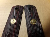 COLT 1911 ROSEWOOD GRIPS WITH MEDALLIONS - 2 of 3