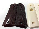 COLT 1911 FULL SIZE GRIPS IVORY/ROSEWOOD - 2 of 4