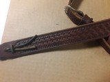 Lawrence
1-1/4" brown leather sling basket weave - 2 of 4