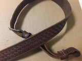Lawrence
1-1/4" brown leather sling basket weave - 3 of 4