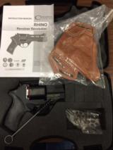 Chiappa Rhino, black, 2"bbl, 200DS 357Mag NIB w/ leather holster - 1 of 1