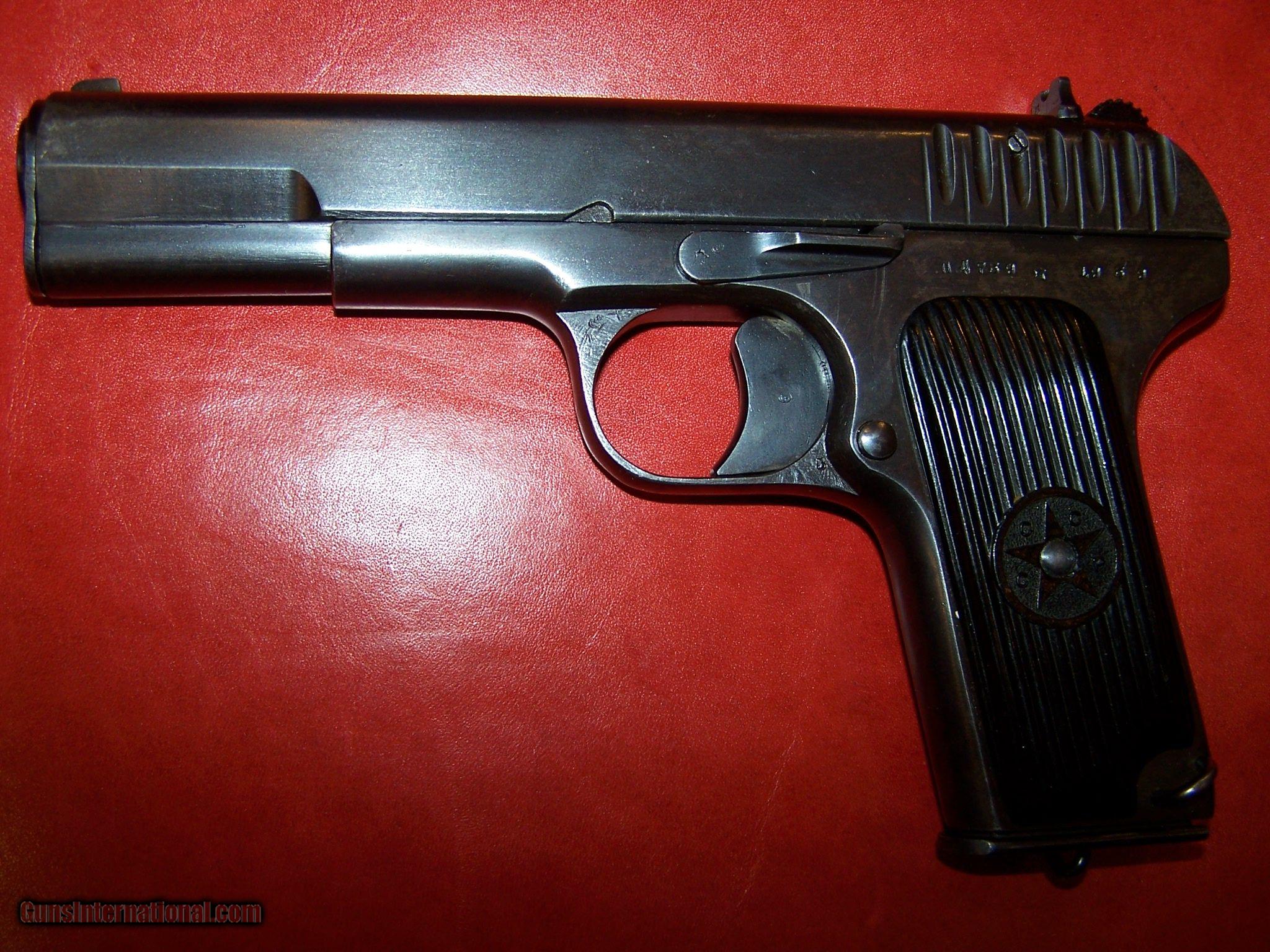 Russian TOKAREV TT-33 semi-automatic pistol WW2 dated 1939 ALL