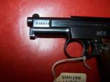 MAUSER model M1910
6.35 mm semi-auto
Military marked. MINTY - 7 of 13