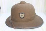 WWII DAK Afrika Korps Tropical Pith Helmet - 2 of 6