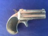 Early Remington Model No. 2 O/U .41 RF Cal. Double Derringer w/2 Line Address - 3 of 7