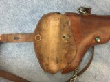 Original Early Holster with a Strap 1906 dated for Swiss Luger - 4 of 5