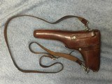 Original Early Holster with a Strap 1906 dated for Swiss Luger - 2 of 5