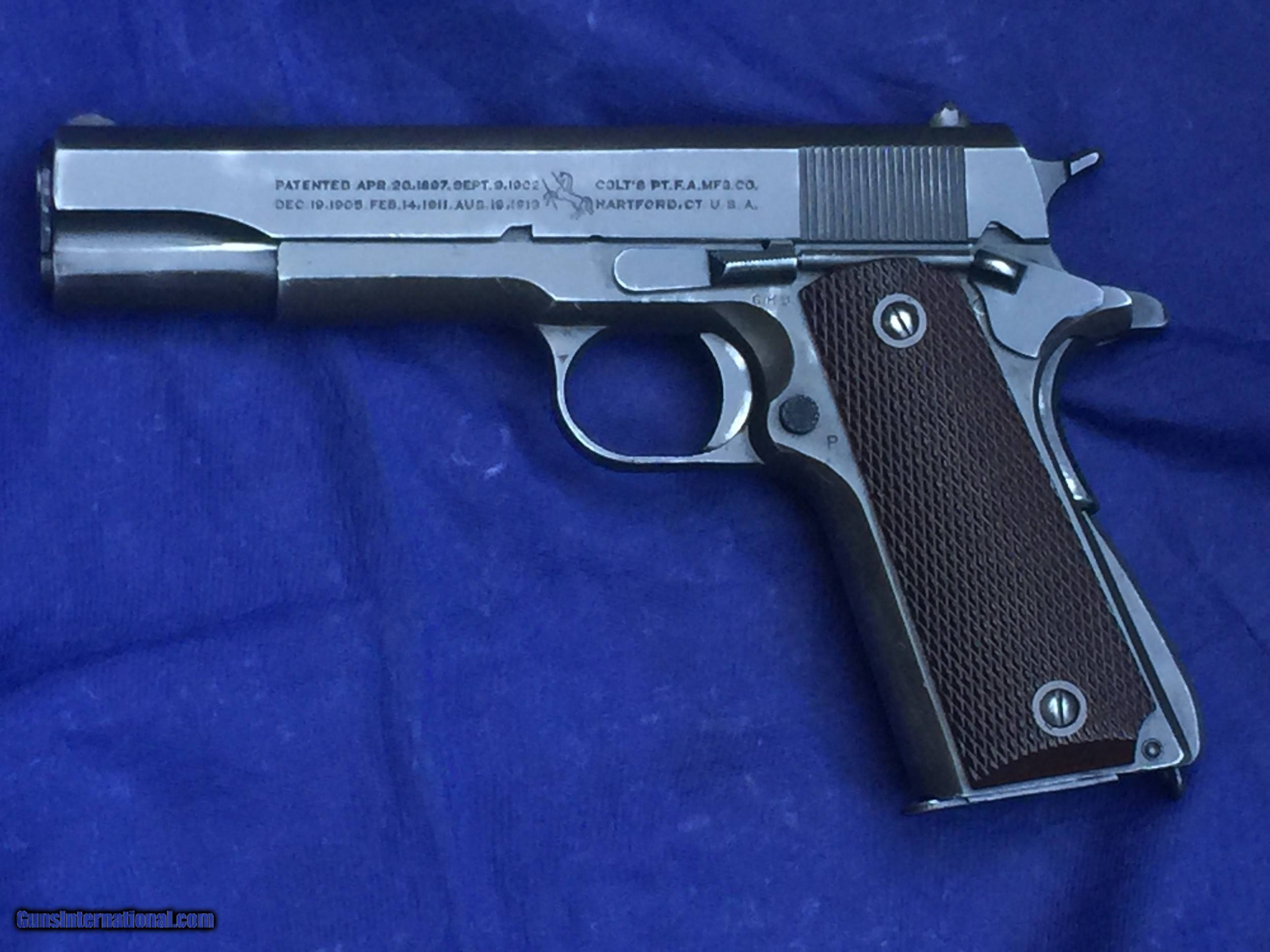 Original Ww2 Colt 1911a1 Very Early British Lend Lease For Sale 8982