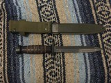 Original WW2 Imperial M4 Bayonet for M1 Carbine with M8 Scabbard - 2 of 5