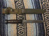 Original WW2 Imperial M4 Bayonet for M1 Carbine with M8 Scabbard - 1 of 5