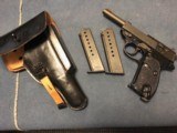 WALTHER P 1 - HOLSTER - 2 MAGAZINES - 1 of 5