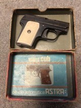 ASTRA CUB 25 CAL. ORIGIAL BOX & MANUAL - POCKET HOLTER INCLUDED - 2 of 9